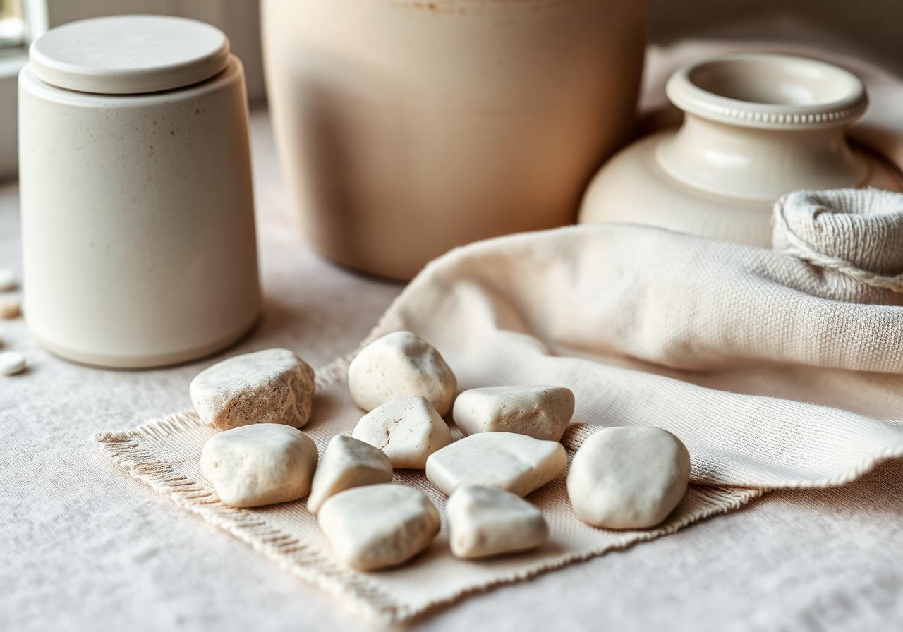 Parting Stone vs urn comparison — solidified remains beside a tasteful cremation urn